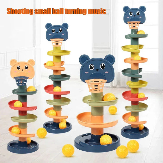 Rolling Ball Stacking Tower